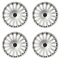 Puklice pre Peugeot (nové logo) 16 CRYSTAL silver