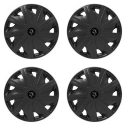 Puklice pre Peugeot (nové logo) pre dodávky 16 Craft black