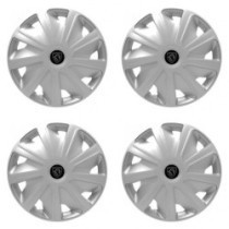 Puklice pre Peugeot (nové logo) pre dodávky 16 Craft silver