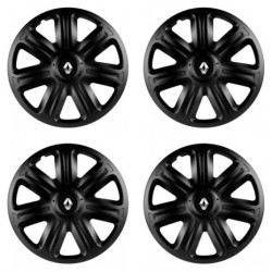 Puklice pre Renault (staršie logo) 14 COMFORT BLACK