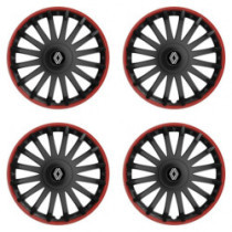 Puklice pre Renault (nové logo) 16 CRYSTAL RO black