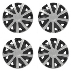 Puklice pre dodávky 16 Craft silver and black