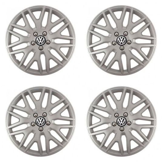 Puklice pre VW (čierne) 14 DAKAR