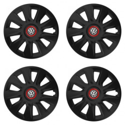 Puklice pre VW (čierne) 14 STRATOS RR black