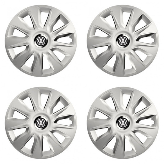 Puklice pre VW (čierne) 14 STRATOS RC