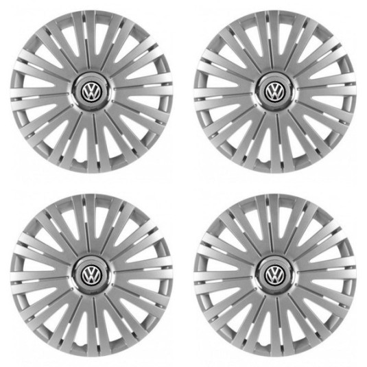 Puklice pre VW (čierne) 14 ACTIVE RC