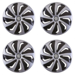 Puklice pre VW (čierne) 15 WIND SB