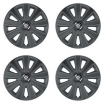 Puklice pre VW (čierne) 15 Aviator carbon grafite