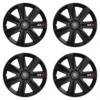 Puklice 15 GTX CARBON black pre VW (čierne) na ocelové disky. Pre kolesá o veľkosti R15 so živicovými samolepkami VW (čierne).