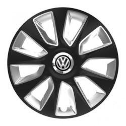 Puklice pre VW (čierne) 15 STRATOS BS