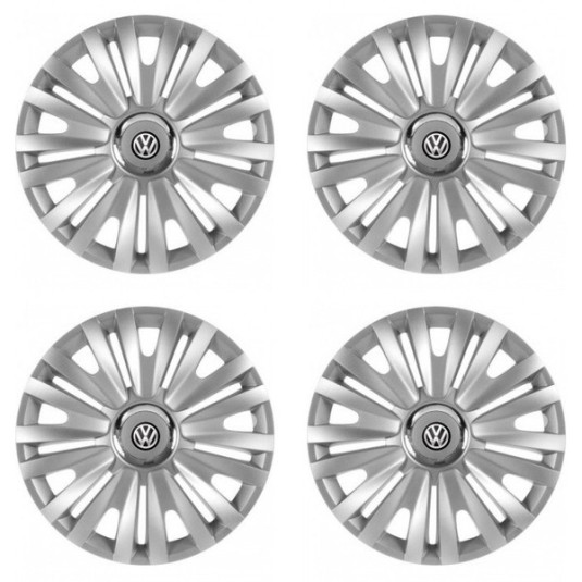 Puklice pre VW (čierne) 15 ROYAL