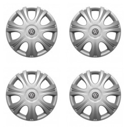 Puklice pre VW (čierne) 16 IMPULSE 16-VERSACO