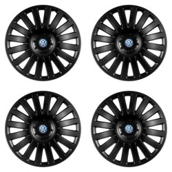 Puklice pre VW (modré) 14 Smart black