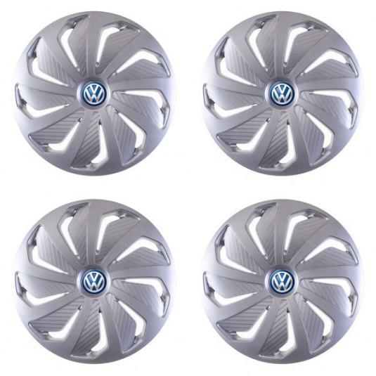 Puklice pre VW (modré) 15 WIND RC SI