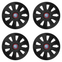 Puklice pre VW (modré) 15 STRATOS RR black
