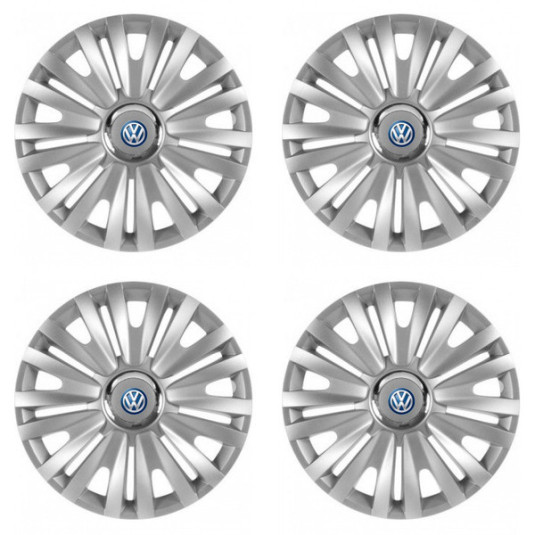 Puklice pre VW (modré) 15 ROYAL