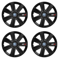 Puklice pre VW (modré) 16 GTX CARBON black