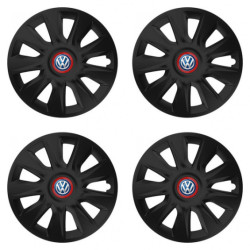 Puklice pre VW (modré) 16 STRATOS RR black