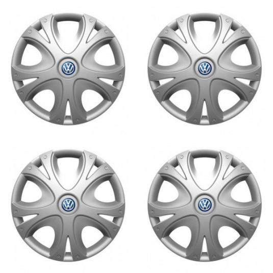 Puklice pre VW (modré) 16 DYNAMIC