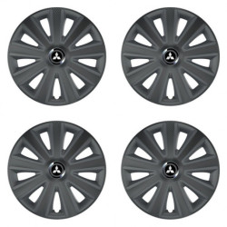 Puklice pre Mitsubishi (strieborné) 14 Aviator carbon RC grafite