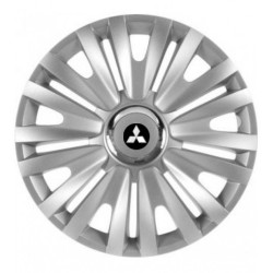 Puklice pre Mitsubishi (strieborné) 15 ROYAL