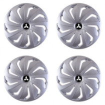 Puklice pre Mitsubishi (strieborné) 16 WIND RC SI