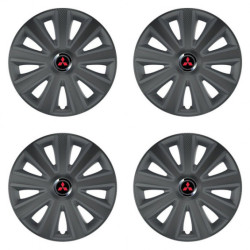 Puklice pre Mitsubishi (červené) 14 Aviator carbon RC grafite