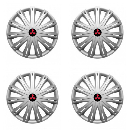 Puklice pre Mitsubishi (červené) 14 SPARK