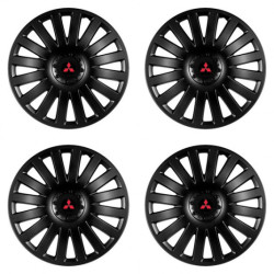 Puklice pre Mitsubishi (červené) 15 Smart black