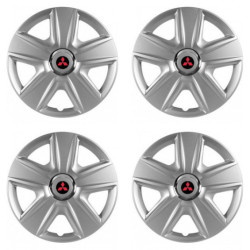 Puklice pre Mitsubishi (červené) 15 ESPRIT