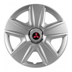 Puklice pre Mitsubishi (červené) 15 ESPRIT