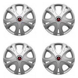 Puklice pre Mitsubishi (červené) 15 DYNAMIC