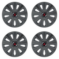 Puklice pre Mitsubishi (červené) 16 Aviator carbon RC16 grafite