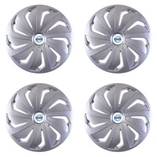 Puklice pre Volvo (biele) 14 WIND RC SI