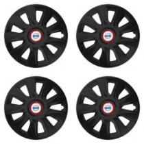 Puklice pre Volvo (biele) 14 STRATOS RR black