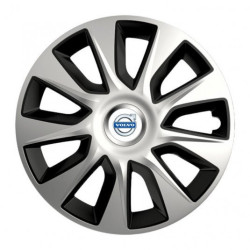 Puklice pre Volvo (biele) 14 STRATOS double colour