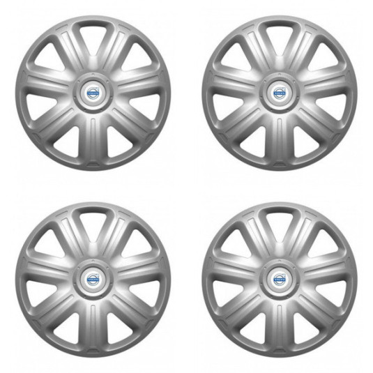 Puklice pre Volvo (biele) 14 COMFORT