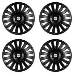 Puklice pre Volvo (biele) 15 Smart black