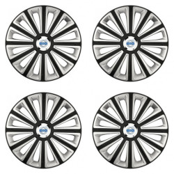 Puklice pre Volvo (biele) 15 TREND RC double colour