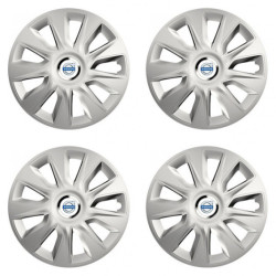 Puklice pre Volvo (biele) 15 STRATOS RC