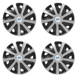 Puklice pre Volvo (biele) pre dodávky 15 Craft silver and black