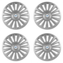 Puklice pre Volvo (biele) 16 Luxury