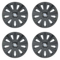 Puklice pre Volvo (biele) 16 Aviator carbon RC16 grafite