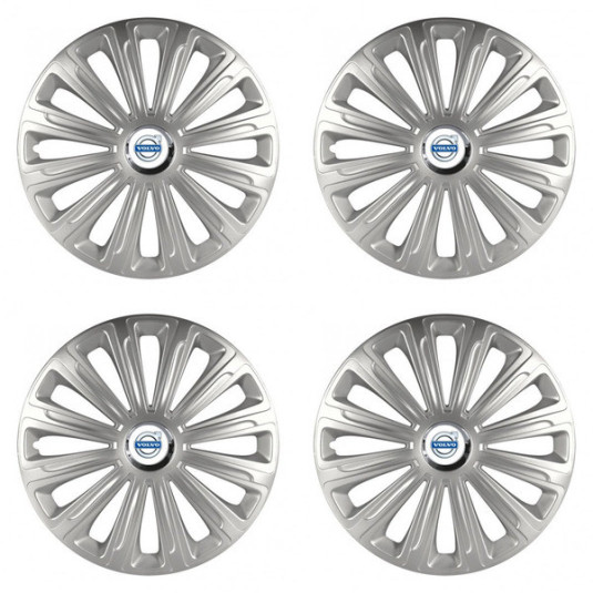 Puklice pre Volvo (biele) 16 TREND RC