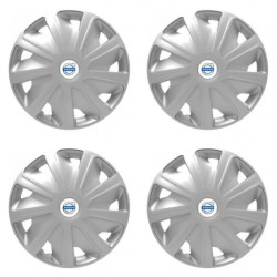 Puklice pre Volvo (biele) pre dodávky 16 Craft silver