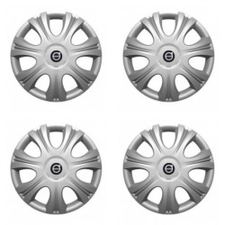 Puklice pre Volvo (čierne) 15 IMPULSE