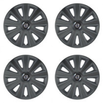 Puklice pre Volvo (čierne) 16 Aviator carbon RC16 grafite