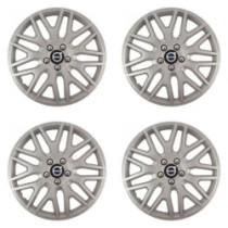 Puklice pre Volvo (čierne) 16 DAKAR