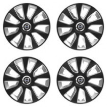 Puklice pre Volvo (čierne) 16 STRATOS BS