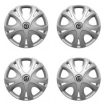 Puklice pre Volvo (čierne) 16 DYNAMIC